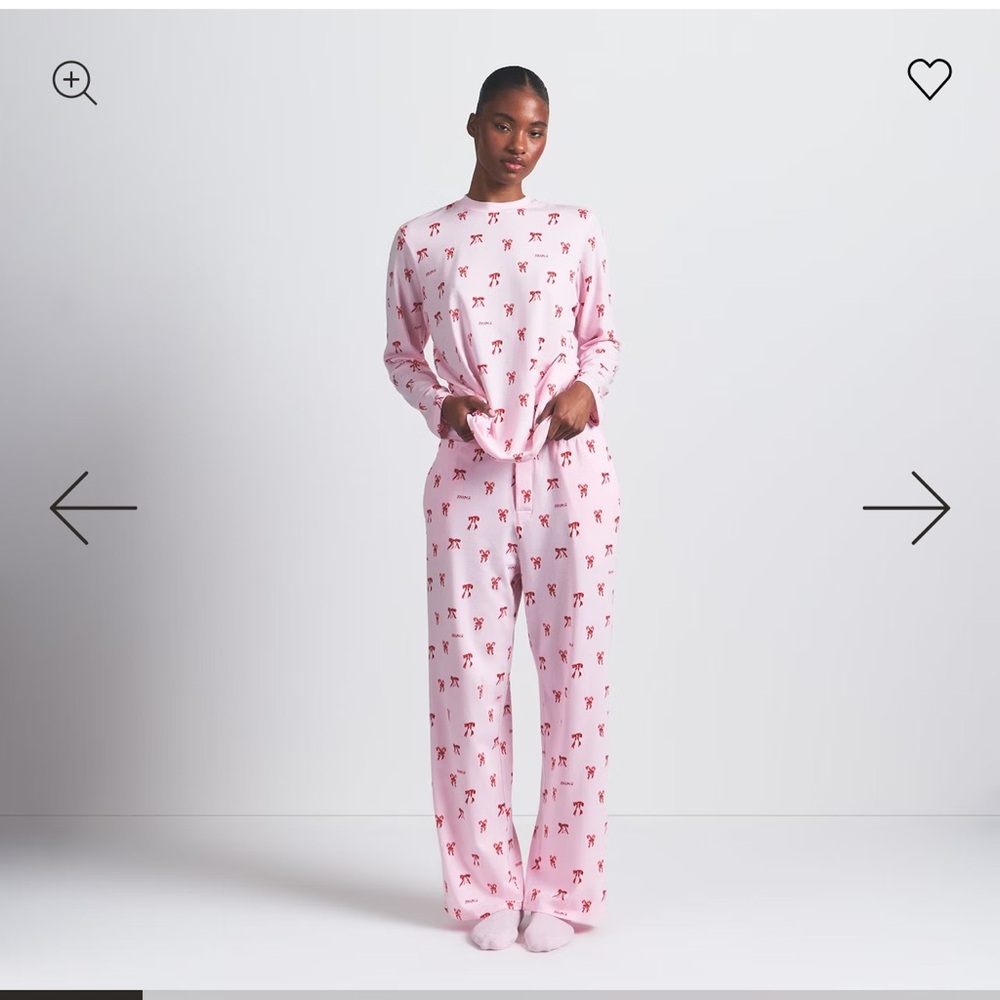 SKIMS cherry blossom candy bow print